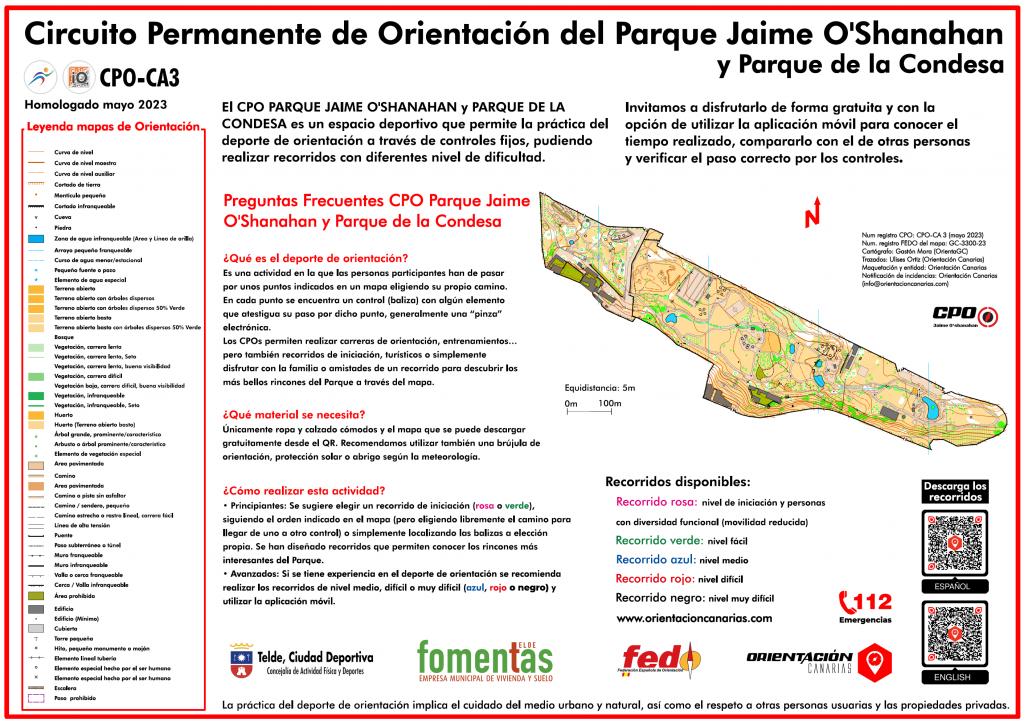 Panel Circuito Permanente de Orientación CPO CA-3 - Orientacion Canarias